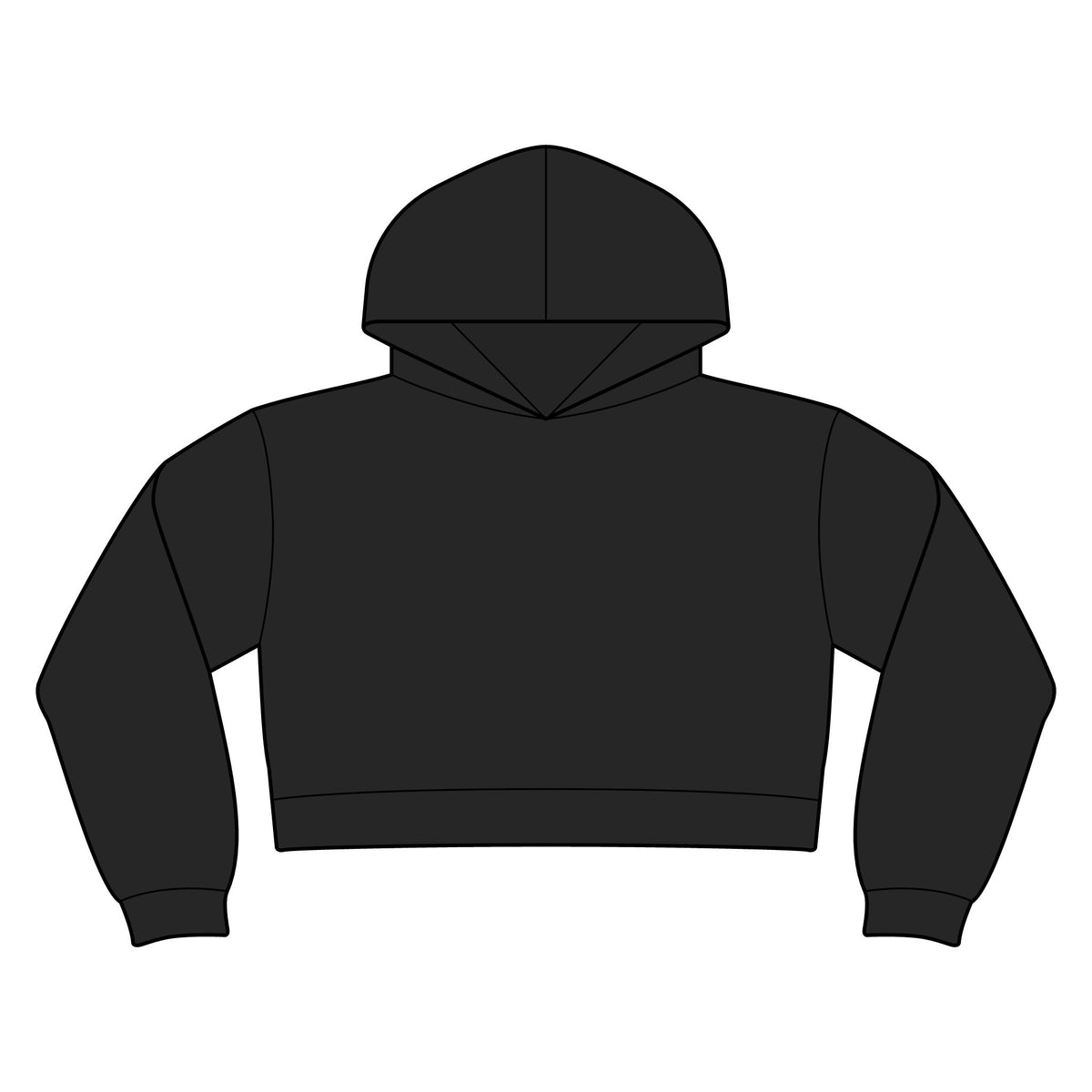 Pretty Legendary Cropped Hoodie